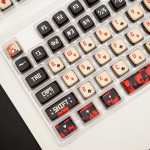 BỘ KEYCAP PUDDING SIDE TRANSPARENT RED JOKER (PBT/OEM PROFILE/122 PHÍM)