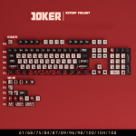 BỘ KEYCAP PUDDING SIDE TRANSPARENT RED JOKER (PBT/OEM PROFILE/122 PHÍM)