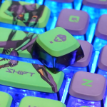 BỘ KEYCAP PUDDING SIDE TRANSPARENT EVANGELION UNIT-01 (PBT/OEM PROFILE/122 PHÍM)