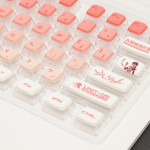 BỘ KEYCAP PUDDING SIDE TRANSPARENT MARI MAKINAMI (PBT/OEM PROFILE/122 PHÍM)