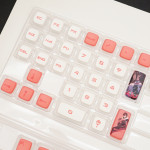 BỘ KEYCAP PUDDING SIDE TRANSPARENT MARI MAKINAMI (PBT/OEM PROFILE/122 PHÍM)