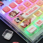 BỘ KEYCAP PUDDING SIDE TRANSPARENT MARI MAKINAMI (PBT/OEM PROFILE/122 PHÍM)