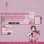 BỘ KEYCAP PUDDING SIDE TRANSPARENT MARI MAKINAMI (PBT/OEM PROFILE/122 PHÍM)