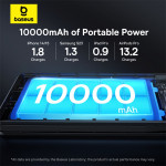 PIN DỰ PHÒNG BASEUS AIRPOW LITE POWER BANK 10000MAH 22.5W DUAL CABLE ĐEN