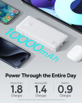 PIN DỰ PHÒNG BASEUS AIRPOW LITE POWER BANK 10000MAH 15W MOON WHITE