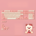 BỘ KEYCAP AKKO DIM SUM BEAR (PBT/OEM PROFILE/122 PHÍM)