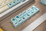 BỘ KEYCAP AKKO LEMON BEAR (PBT/OEM PROFILE/122 PHÍM)