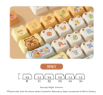 BỘ KEYCAP AKKO CAPYBARA MAO (PBT/MAO PROFILE/142 PHÍM)