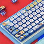 BỘ KEYCAP PUDDING SIDE TRANSPARENT BLUE ASTRONUAT (PBT/ASA PROFILE/125 PHÍM)