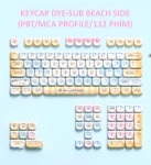 BỘ KEYCAP DYE-SUB BEACH SIDE (PBT/MCA PROFILE/112 PHÍM)