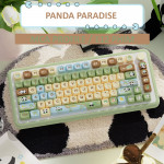 BỘ KEYCAP DYE-SUB PANDA PARADISE (PBT/MCA PROFILE/112 PHÍM)