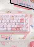 BỘ KEYCAP DYE-SUB SWEET MARSHMALLOW (PBT/MCA PROFILE/112 PHÍM)