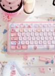 BỘ KEYCAP DYE-SUB SWEET MARSHMALLOW (PBT/MCA PROFILE/112 PHÍM)