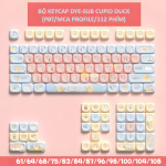 BỘ KEYCAP DYE-SUB CUPID DUCK (PBT/MCA PROFILE/112 PHÍM)