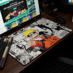 LÓT CHUỘT SIZE 60X35 HAYATE ULTRA SPEED NARUTO NỀN CHỮ