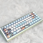 BỘ KEYCAP PUDDING SIDE TRANSPARENT HONKAI SILVER WOLF (PBT/SAX PROFILE/125 PHÍM)