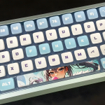 BỘ KEYCAP PUDDING SIDE TRANSPARENT HONKAI SILVER WOLF (PBT/SAX PROFILE/125 PHÍM)