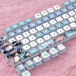 BỘ KEYCAP PUDDING SIDE TRANSPARENT HONKAI SILVER WOLF (PBT/SAX PROFILE/125 PHÍM)