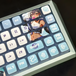 BỘ KEYCAP PUDDING SIDE TRANSPARENT HONKAI SILVER WOLF (PBT/SAX PROFILE/125 PHÍM)