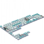 BỘ KEYCAP PUDDING SIDE TRANSPARENT GENSHIN VENTI (PBT/SAX PROFILE/125 PHÍM)