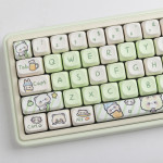 BỘ KEYCAP DYE-SUB MILKY GREEN PANDA (PBT/MOA PROFILE/140 PHÍM)