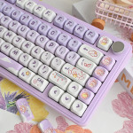 BỘ KEYCAP DYE-SUB PURPLE RABBIT (PBT/MOA PROFILE/142 PHÍM)