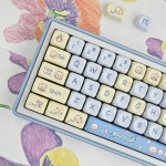 BỘ KEYCAP DYE-SUB MILKY BLUE KITTY (PBT/MOA PROFILE/144 PHÍM)