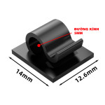 MIẾNG DÁN KẸP CỐ ĐỊNH DÂY CÁP 3M TRẮNG