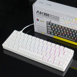 BÀN PHÍM CƠ ASESTEK AK61 RGB WHITE BLUE SWITCH