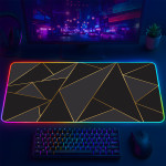 LÓT CHUỘT LED RGB 80×30 BLACK GOLD