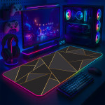 LÓT CHUỘT LED RGB 80×30 BLACK GOLD