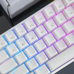 BÀN PHÍM CƠ ASESTEK AK68 RGB WHITE BLUE SWITCH