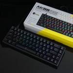 BÀN PHÍM CƠ ASESTEK AK68 RGB BLACK BLUE SWITCH