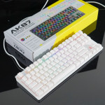 BÀN PHÍM CƠ ASESTEK AK87 RGB WHITE BLUE SWITCH