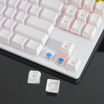 BÀN PHÍM CƠ ASESTEK AK87 RGB WHITE BLUE SWITCH