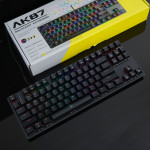 BÀN PHÍM CƠ ASESTEK AK87 RGB BLACK BLUE SWITCH