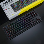 BÀN PHÍM CƠ ASESTEK AK87 RGB BLACK BLUE SWITCH