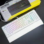 BÀN PHÍM CƠ ASESTEK AK104 RGB WHITE BLUE SWITCH