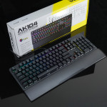 BÀN PHÍM CƠ ASESTEK AK104 RGB BLACK BLUE SWITCH