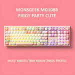 BÀN PHÍM CƠ MONSGEEK MG108B PIGGY PARTY CUTE AKKO V3 PIANO PRO SWITCH