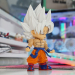 MÔ HÌNH GOKU AI CHIBI BẢN NĂNG VÔ CỰC TÓC TRẮNG 16CM