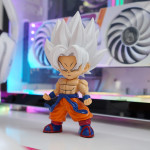 MÔ HÌNH GOKU AI CHIBI BẢN NĂNG VÔ CỰC TÓC TRẮNG 16CM