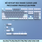 BỘ KEYCAP HEJI SNAKE CLOUD LAKE (PBT/CHERRY PROFILE/126 PHÍM)