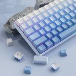 BỘ KEYCAP HEJI SNAKE SKY BLUE GRADIENT (PBT/CHERRY PROFILE/133 PHÍM)