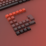 BỘ KEYCAP HEJI SNAKE FLAME RED GRADIENT (PBT/CHERRY PROFILE/133 PHÍM)