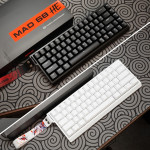 BÀN PHÍM CƠ MADLIONS MAD60 WHITE FLAGSHIP EDITION WHITE MAGNETIC PRO SWITCH (RAPID TRIGGER/8000HZ/RGB)