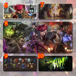 LÓT CHUỘT ARCANE LEAGUE OF LEGENDS SIZE 120X60 DÀY 3MM