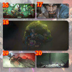 LÓT CHUỘT ARCANE LEAGUE OF LEGENDS SIZE 120X60 DÀY 3MM