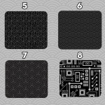 LÓT CHUỘT HỌA TIẾT MINIMALISM SIZE 45x40 DÀY 3MM