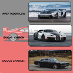 LÓT CHUỘT SIÊU XE HYPER CAR SIZE 80X30 DÀY 3MM